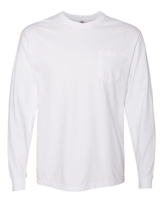 Comfort Colors Heavyweight Long Sleeve Pocket T